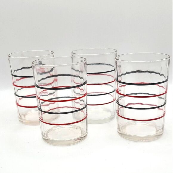 Hazel-Atlas Other - Vintage Hazel Atlas Juice Glasses, Set Of 4, 5oz